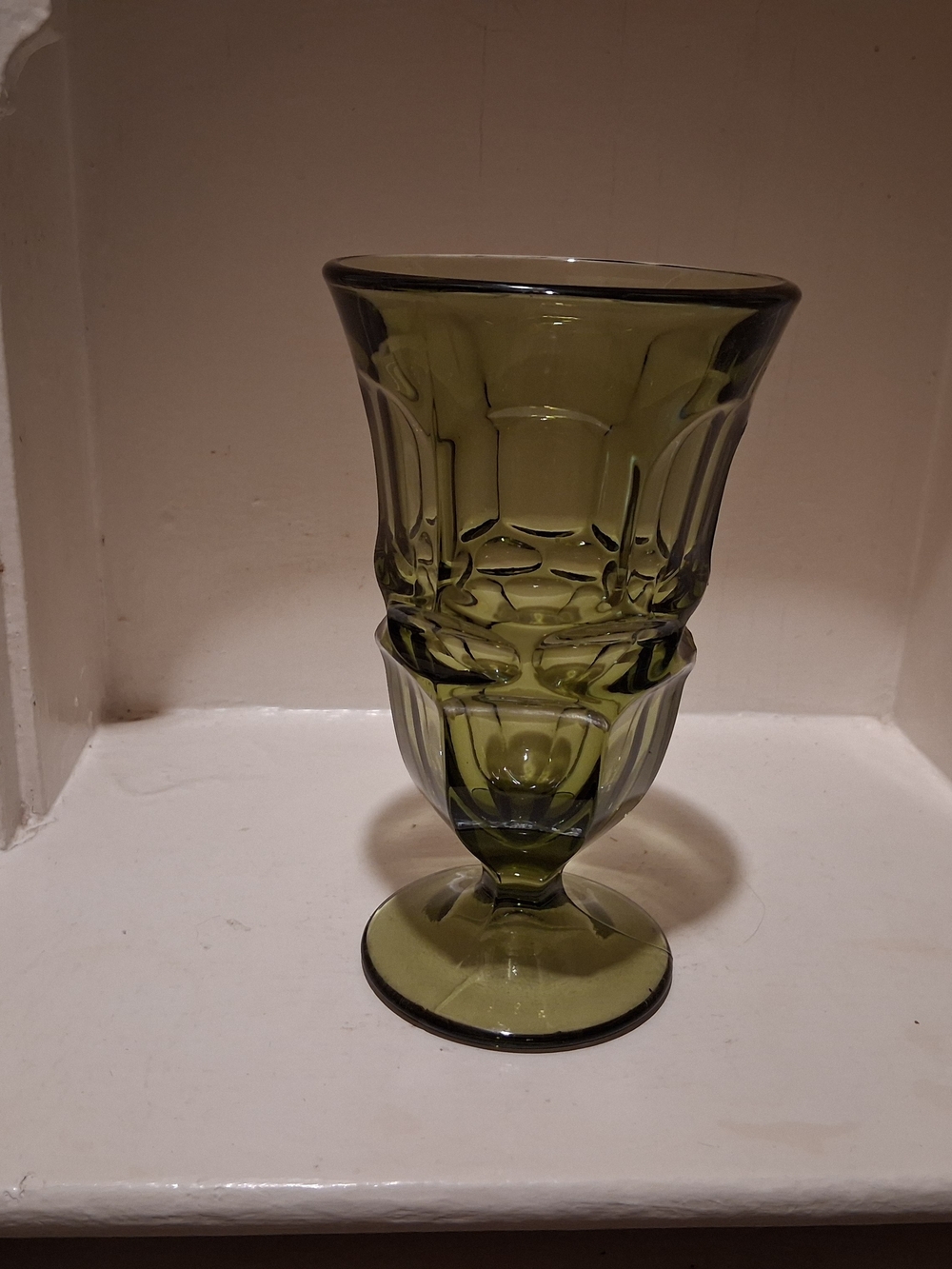 Vintage Fostoria Argus Pattern Footed Iced Tea Tumbler/Goblet